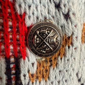 Baby blue vintage cape